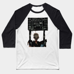 Basquiat Inspired Art Baseball T-Shirt